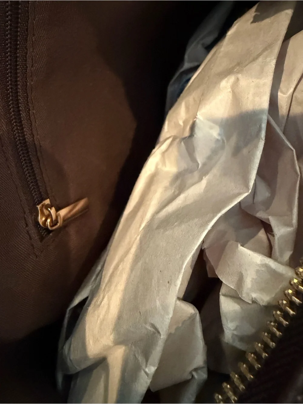 Olivia & Kate Brown Studded vegan leather Hobo Bag
